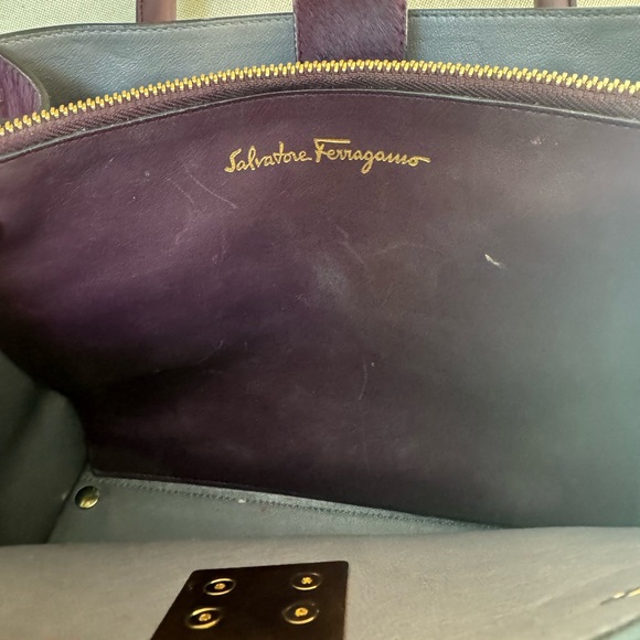 Salvatore Ferragamo Authentic Marlene Pony Hair Tote - Small - Picture 8 of 10